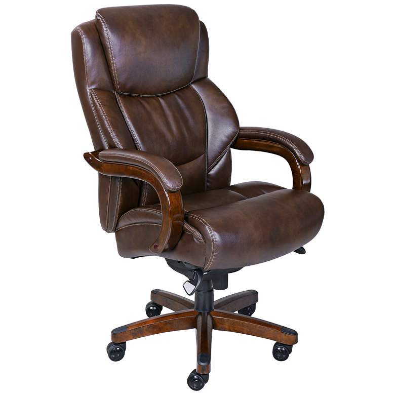 Image 1 La-Z-Boy® Fairmont Chestnut Big/Tall Executive Chair