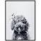 Labradoodle 24"x18" Printed Glass Framed Wall Art