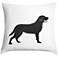 Labrador 18" Square Throw Pillow