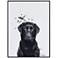 Labrador Retriever 24"x18" Printed Glass Framed Wall Art
