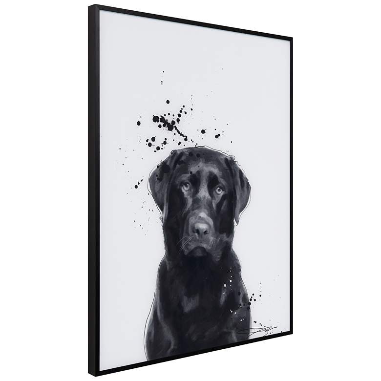Image 5 Labrador Retriever 24"x18" Printed Glass Framed Wall Art more views