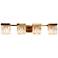 Labradorite 31 1/2" Wide Plating Brass 4-Light Bath Light