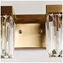 5_Labradorite 31 1/2" Wide Plating Brass 4-Light Bath Light more views