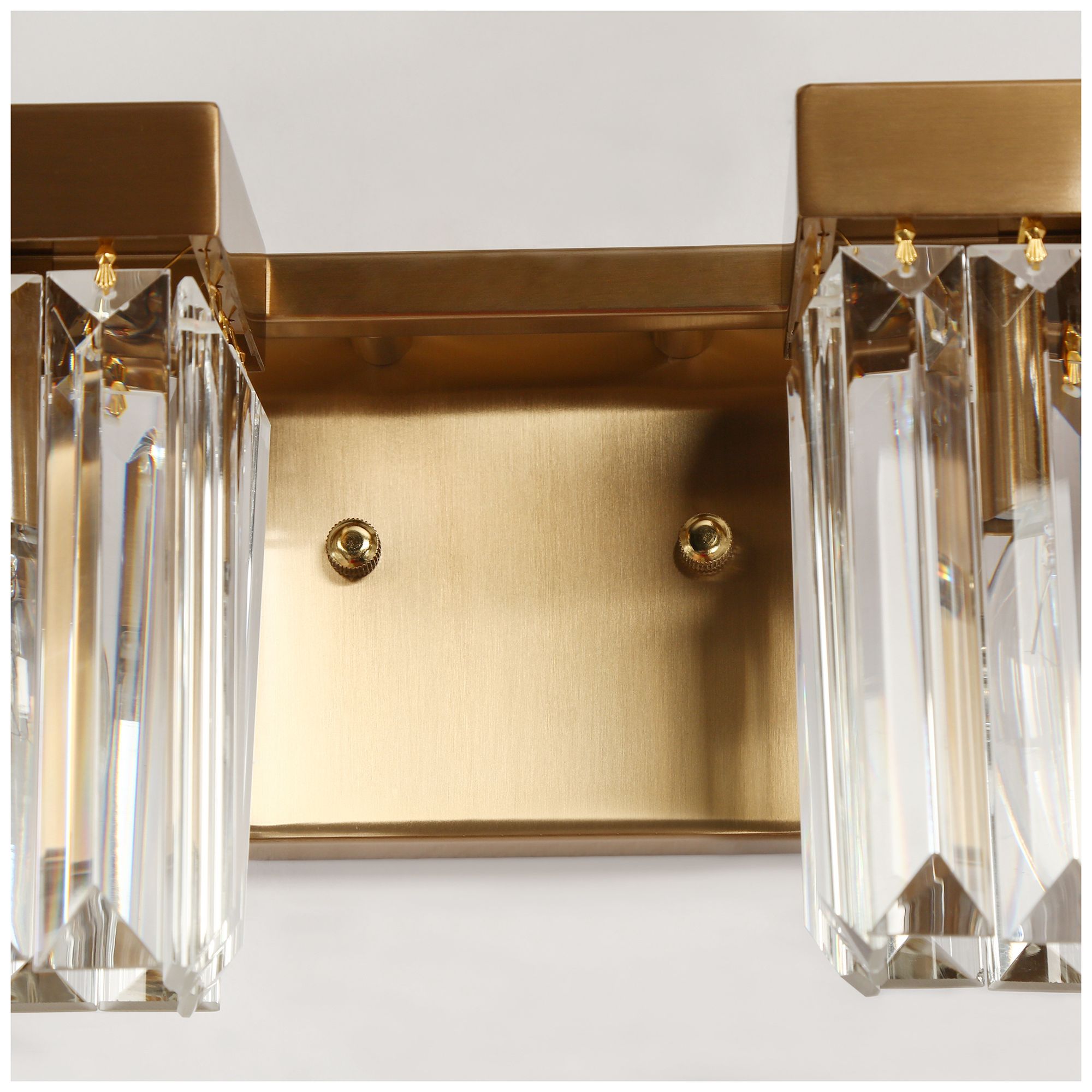 Labradorite 31 1/2" Wide Plating Brass 4-Light Bath Light - Made to Order