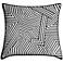 Labyrinth 18" Square Throw Pillow