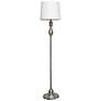 Thumbnail2 of Lacassie Brushed Steel 3-Piece Floor and Table Lamp Set more views