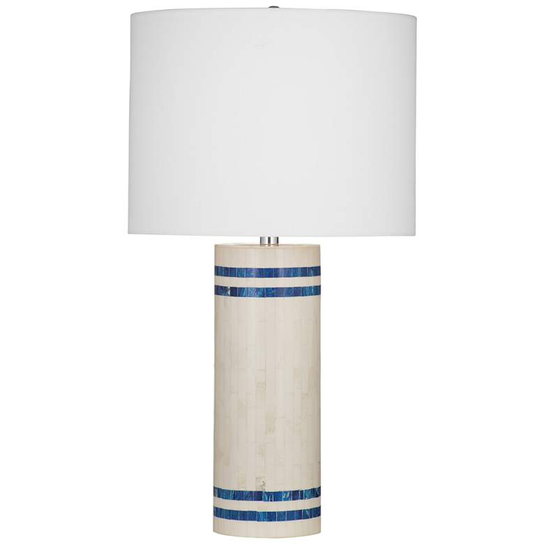 Image 1 Lacey 31 inch Coastal Styled Blue Table Lamp