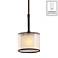 Lacey 6" Wide Double Shade Mini Pendant with Dimmer