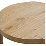 7_Lacy 20" Oak Round End Table with Plinth Base more views