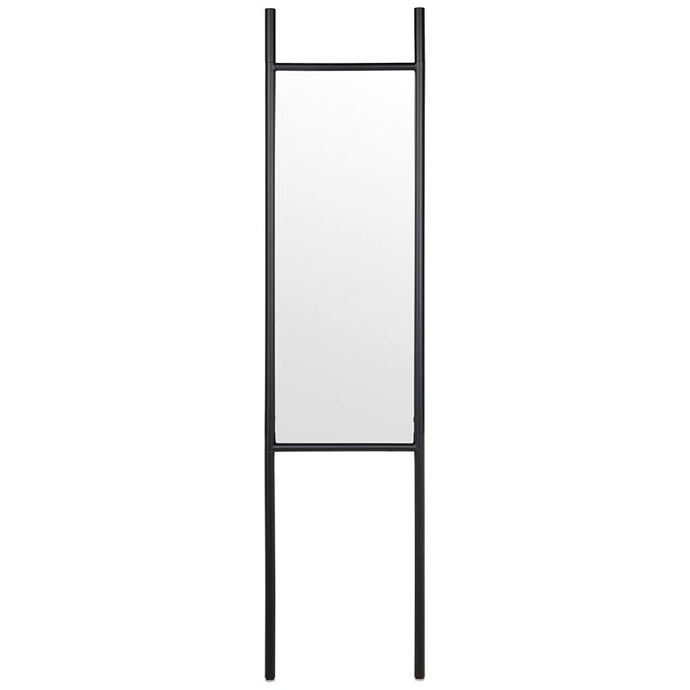 Image 1 Ladder Wall Mirror - Black