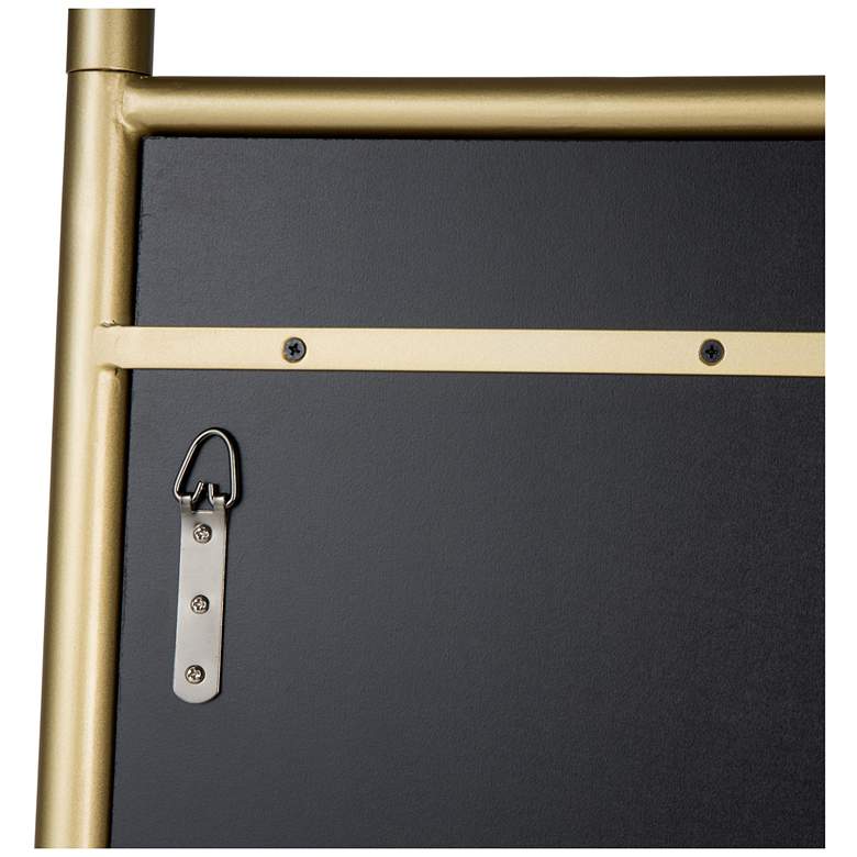 Image 4 Ladder Wall Mirror - Gold more views