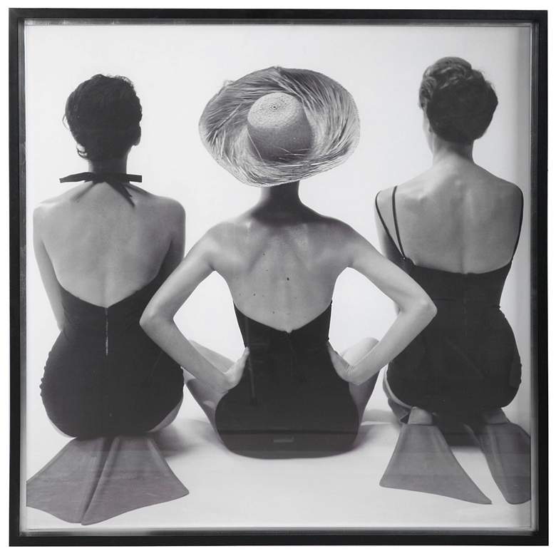 Image 2 Ladies&#39; Swimwear, 1959 50 3/4 inch Square Framed Wall Art Print