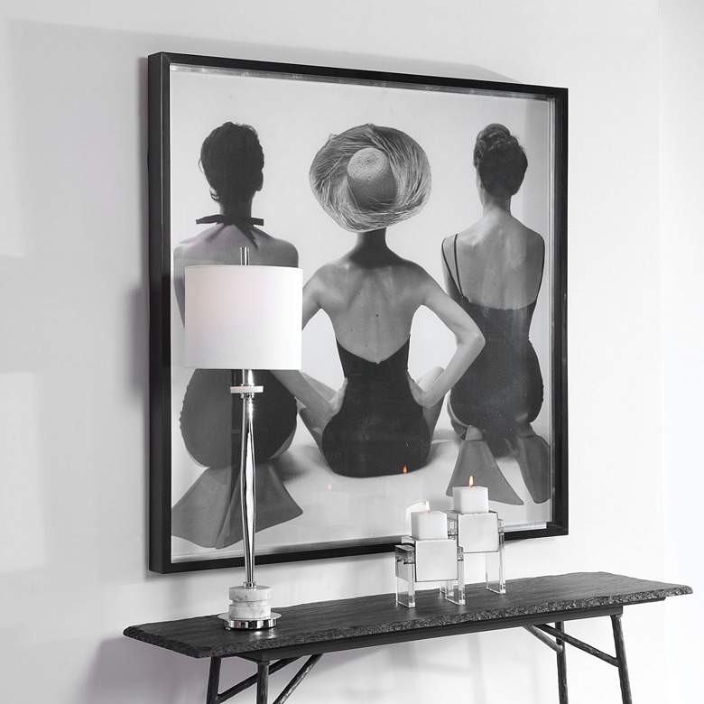 Image 1 Ladies&#39; Swimwear, 1959 50 3/4 inch Square Framed Wall Art Print