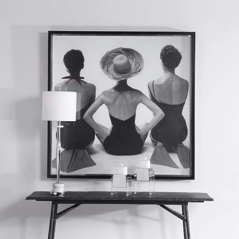 Image 7 Ladies&#39; Swimwear, 1959 50 3/4 inch Square Framed Wall Art Print more views