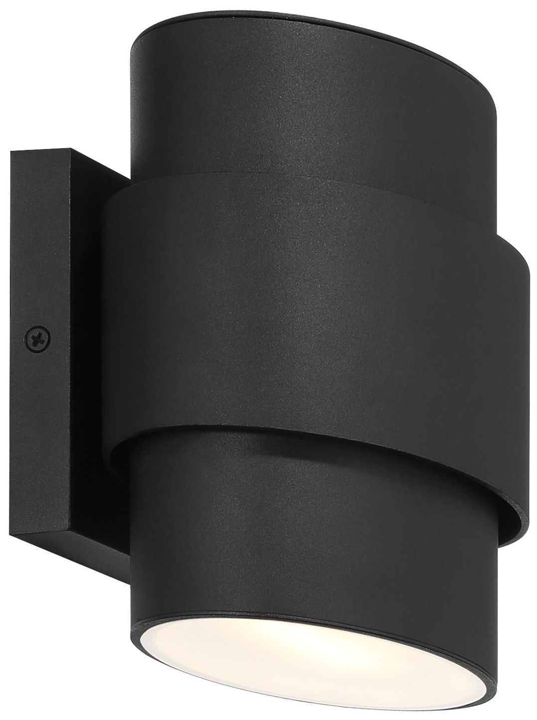 Image 2 Ladner Lane 7" High Sand Coal LED Outdoor Wall Light