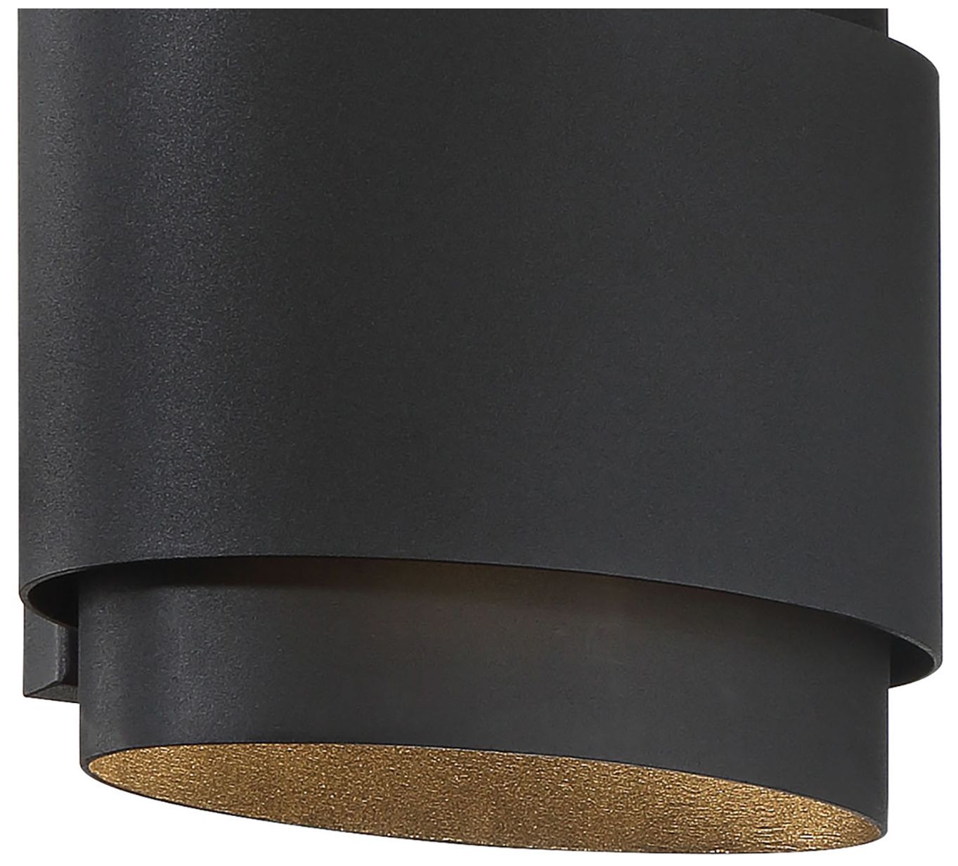 Image 3 Ladner Lane 7" High Sand Coal LED Outdoor Wall Light more views