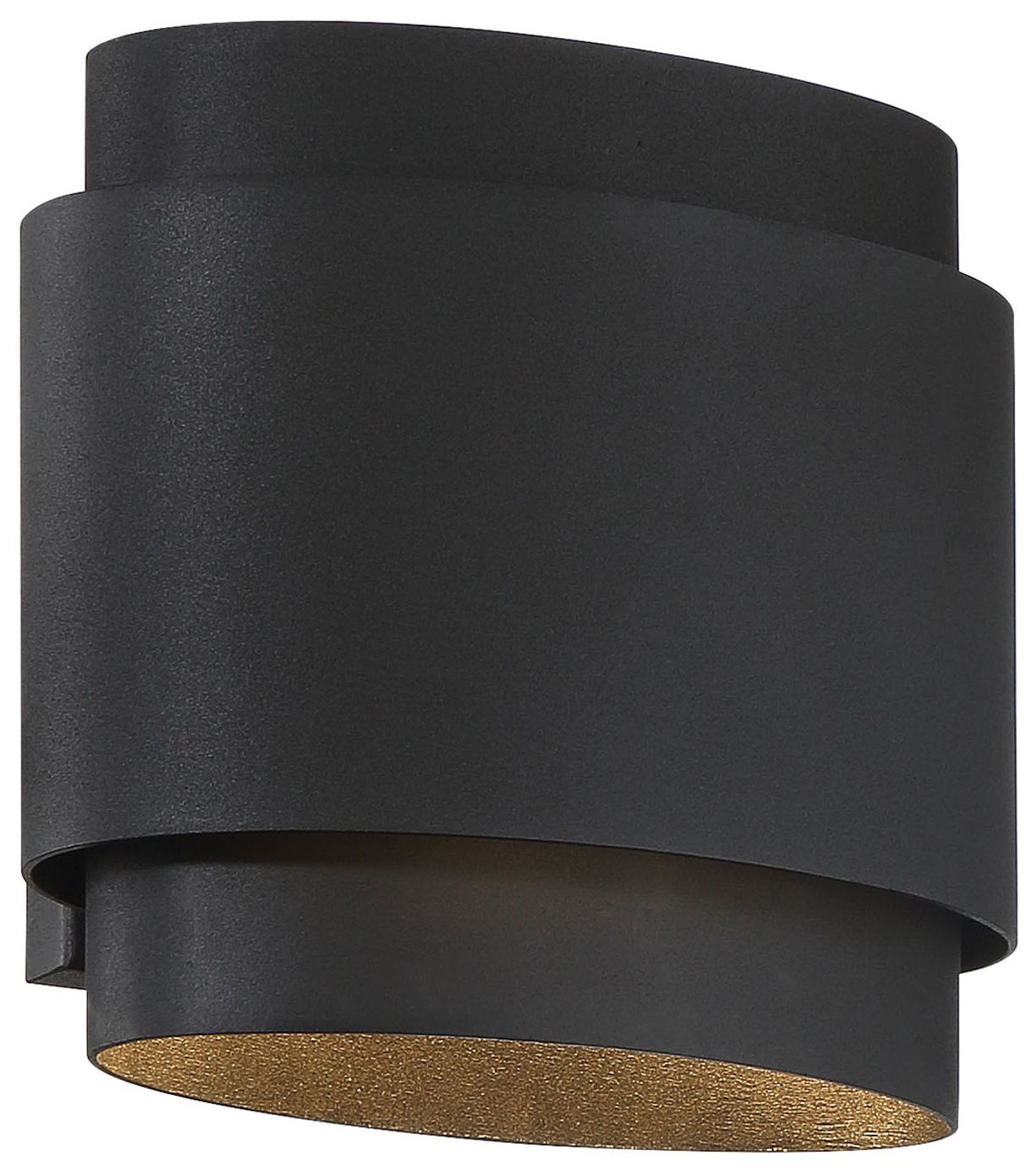 Image 5 Ladner Lane 7" High Sand Coal LED Outdoor Wall Light more views