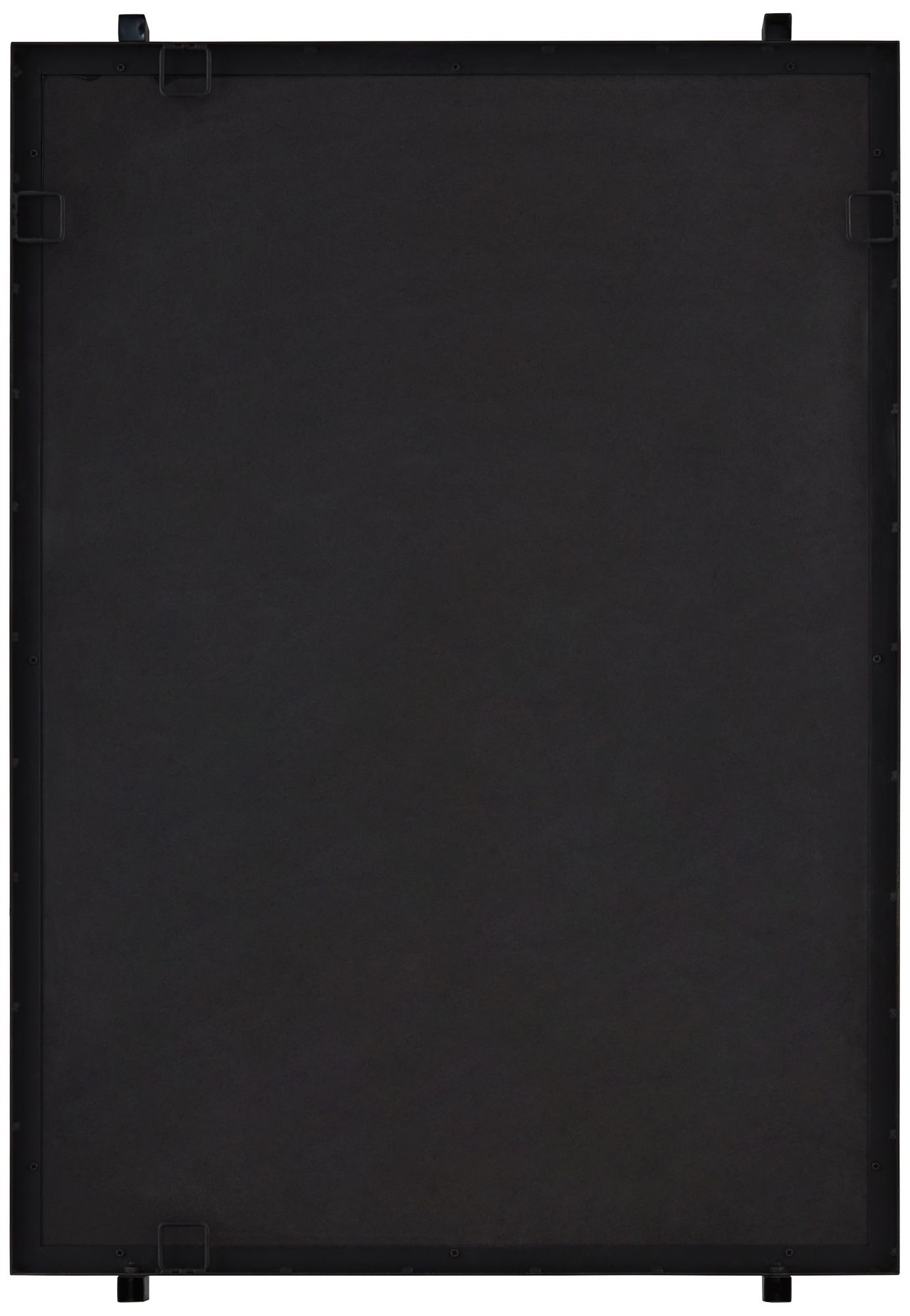 Image 7 Ladonna Matte Black 26" x 37 1/2" Wall Mirrors Set of 2 more views