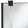 2_Ladonna Matte Black 26" x 37 1/2" Wall Mirrors Set of 2 more views