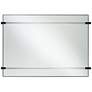 4_Ladonna Matte Black 26" x 37 1/2" Wall Mirrors Set of 2 more views