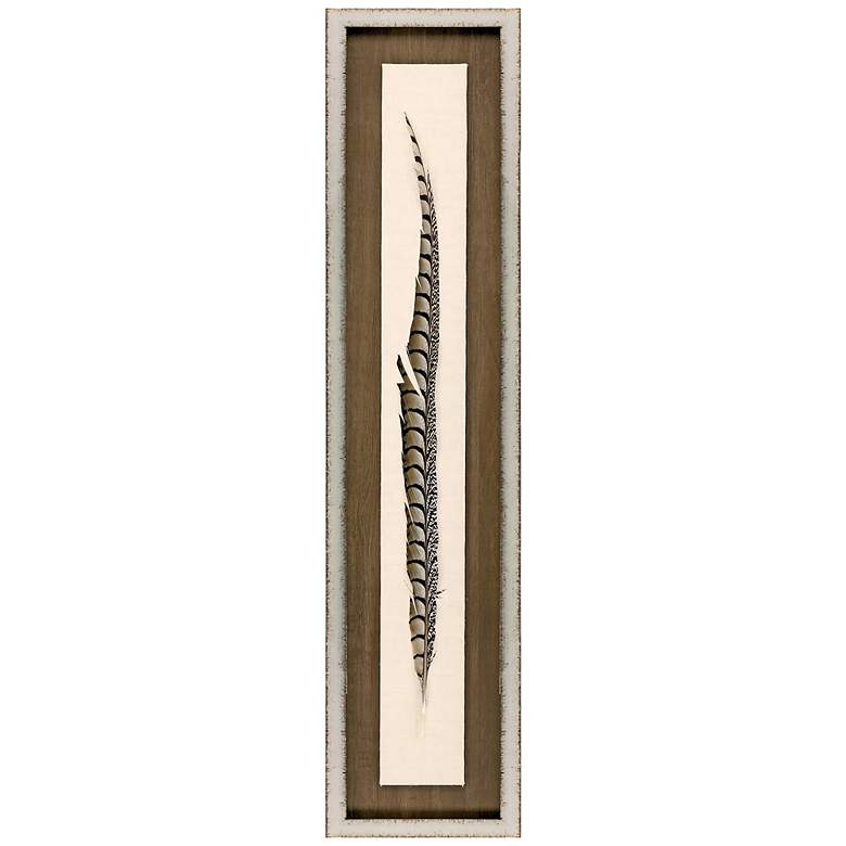 Image 1 Lady Amhurst Feather 42" Wide Framed Wall Art