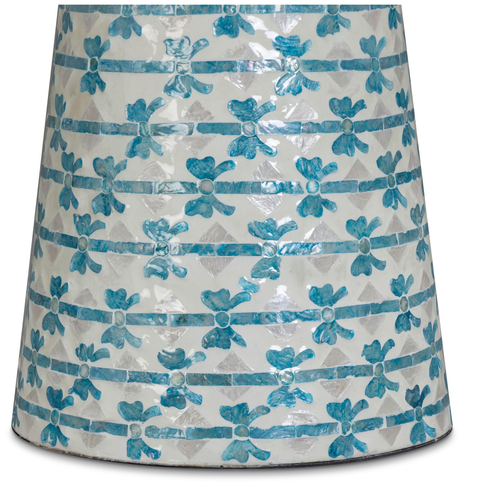 Image 4 Lady Blue Ribbon Capiz Shell Side Table more views