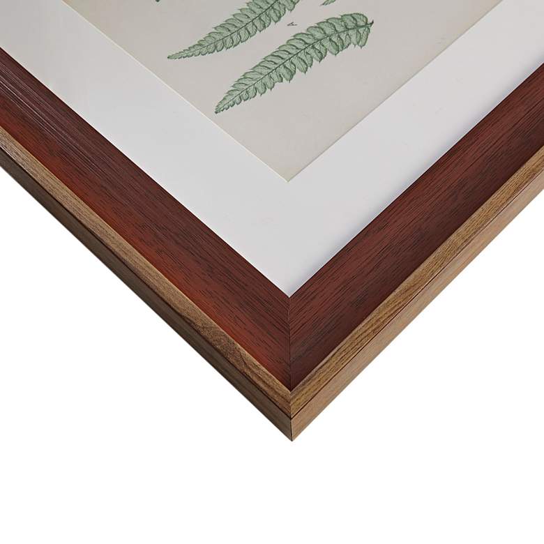 Image 4 Lady Fern 24 3/4" High 3-Piece Framed Wall Art Set more views
