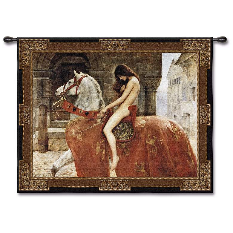 Image 1 Lady Godiva 53 inch Wide Wall Tapestry