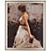 Lady in White 57" High Canvas Wall Art