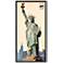 Lady Liberty 48" High Dimensional Collage Framed Wall Art