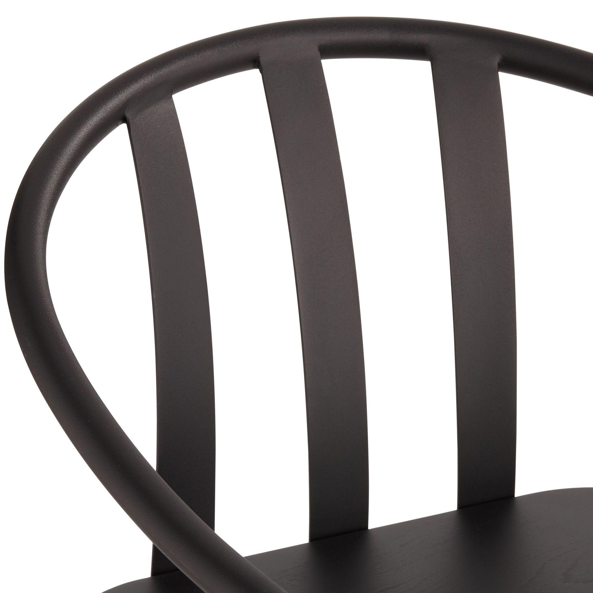 Thumbnail4 of Lael 25 1/4" Black Metal and Wood Swivel Counter Stools Set of 2 more views