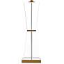 Laelia Brass and Crystal Modern Table Lamp