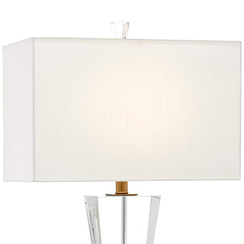 Image 3 Laelia Brass and Crystal Modern Table Lamp more views