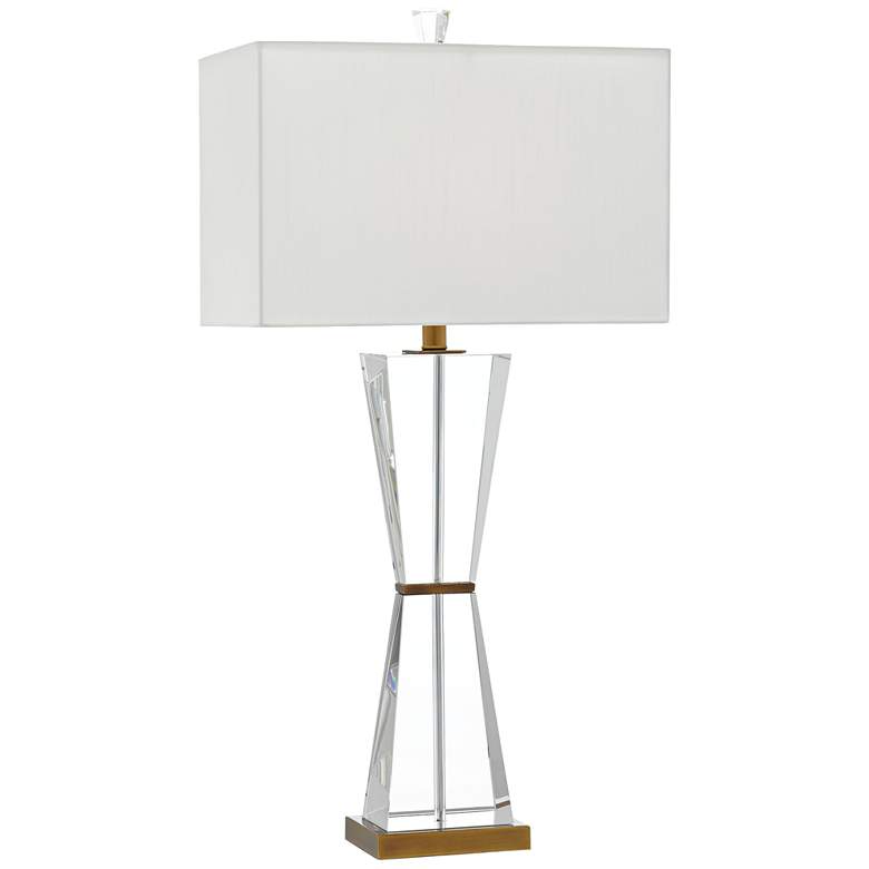 Image 4 Laelia Brass and Crystal Modern Table Lamp more views