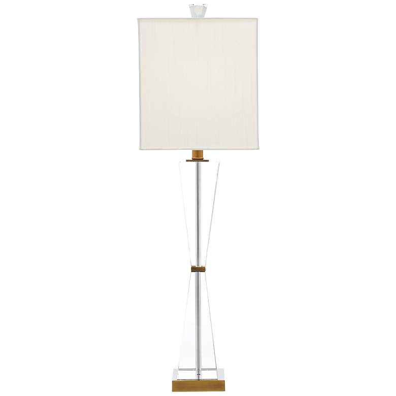 Image 5 Laelia Brass and Crystal Modern Table Lamp more views