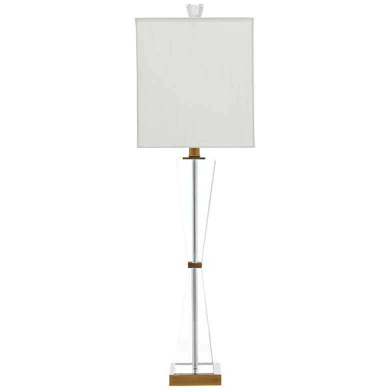 Image 6 Laelia Brass and Crystal Modern Table Lamp more views
