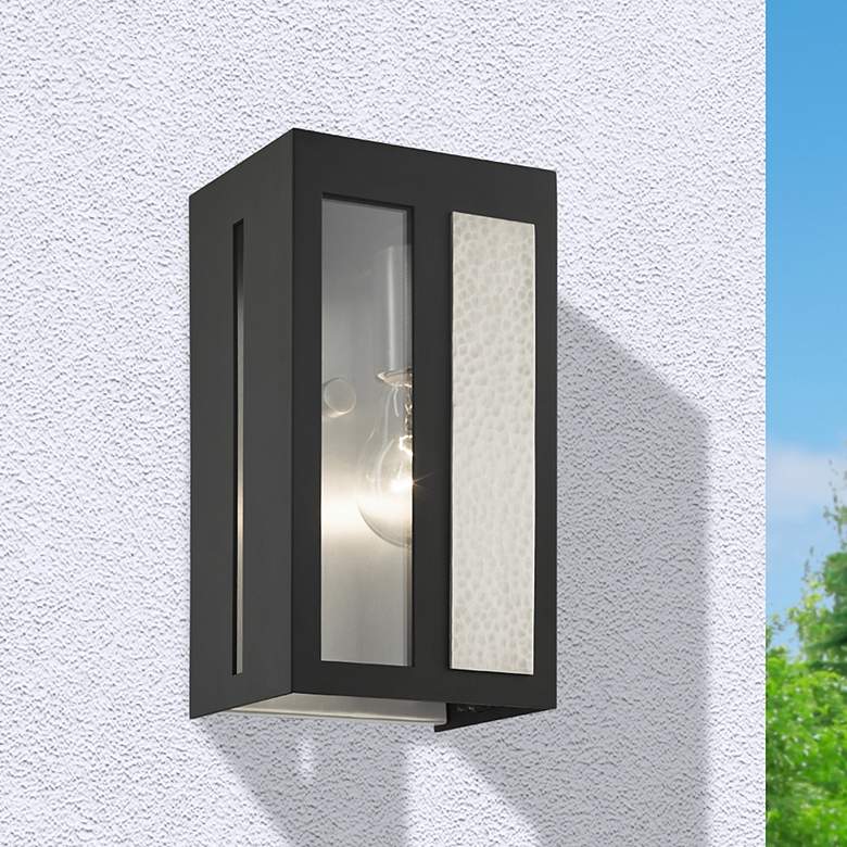 Image 1 Lafayette 1 Light Black Outdoor ADA Wall Lantern
