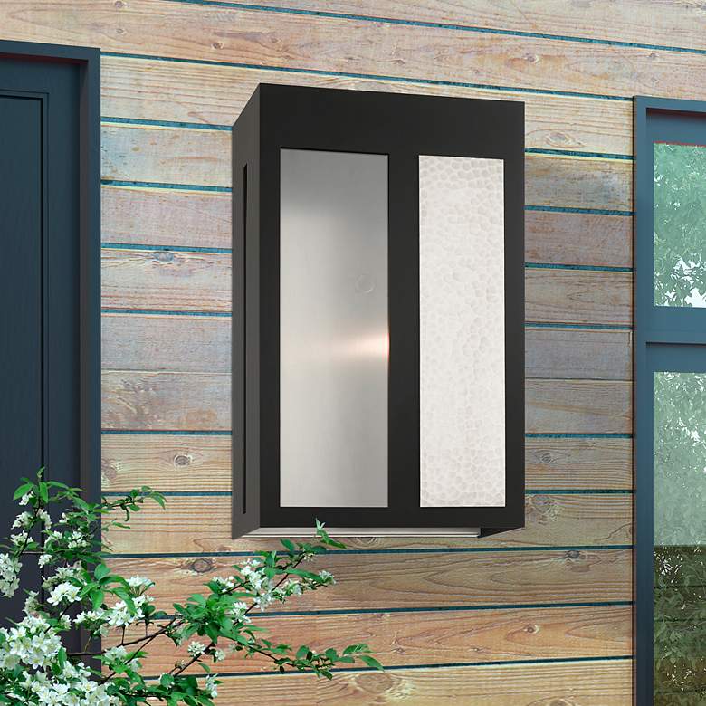 Image 1 Lafayette 1 Light Black Outdoor Wall Lantern