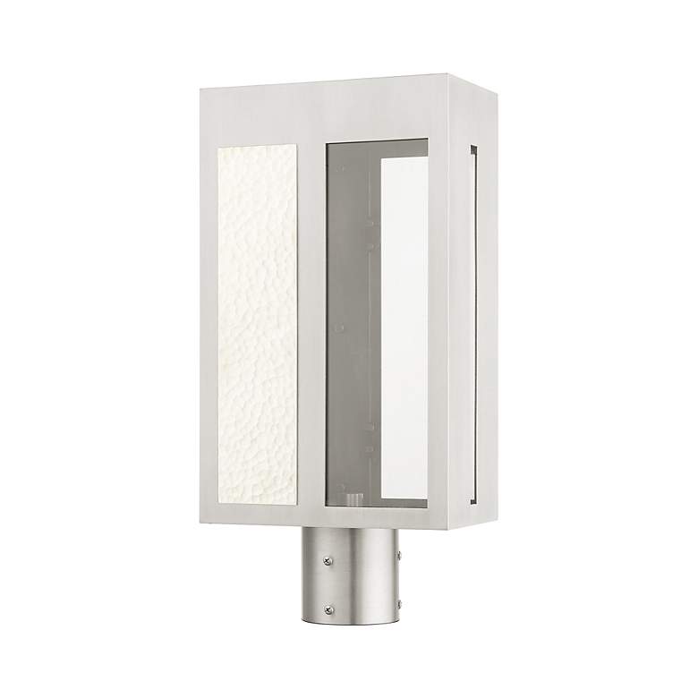 Image 4 Lafayette 1 Light Brushed Nickel Outdoor Post Top Lantern more views