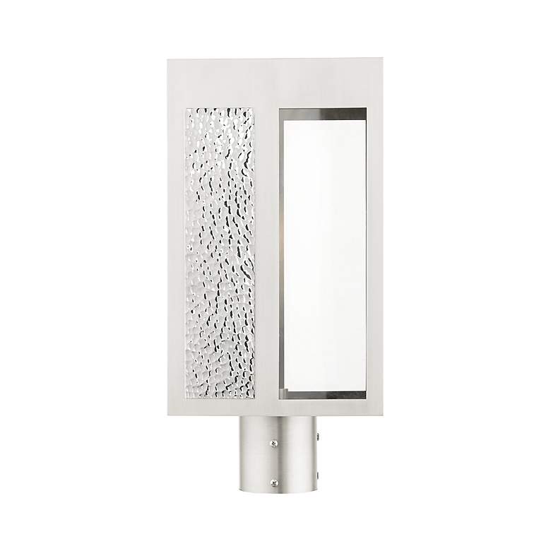Image 5 Lafayette 1 Light Brushed Nickel Outdoor Post Top Lantern more views