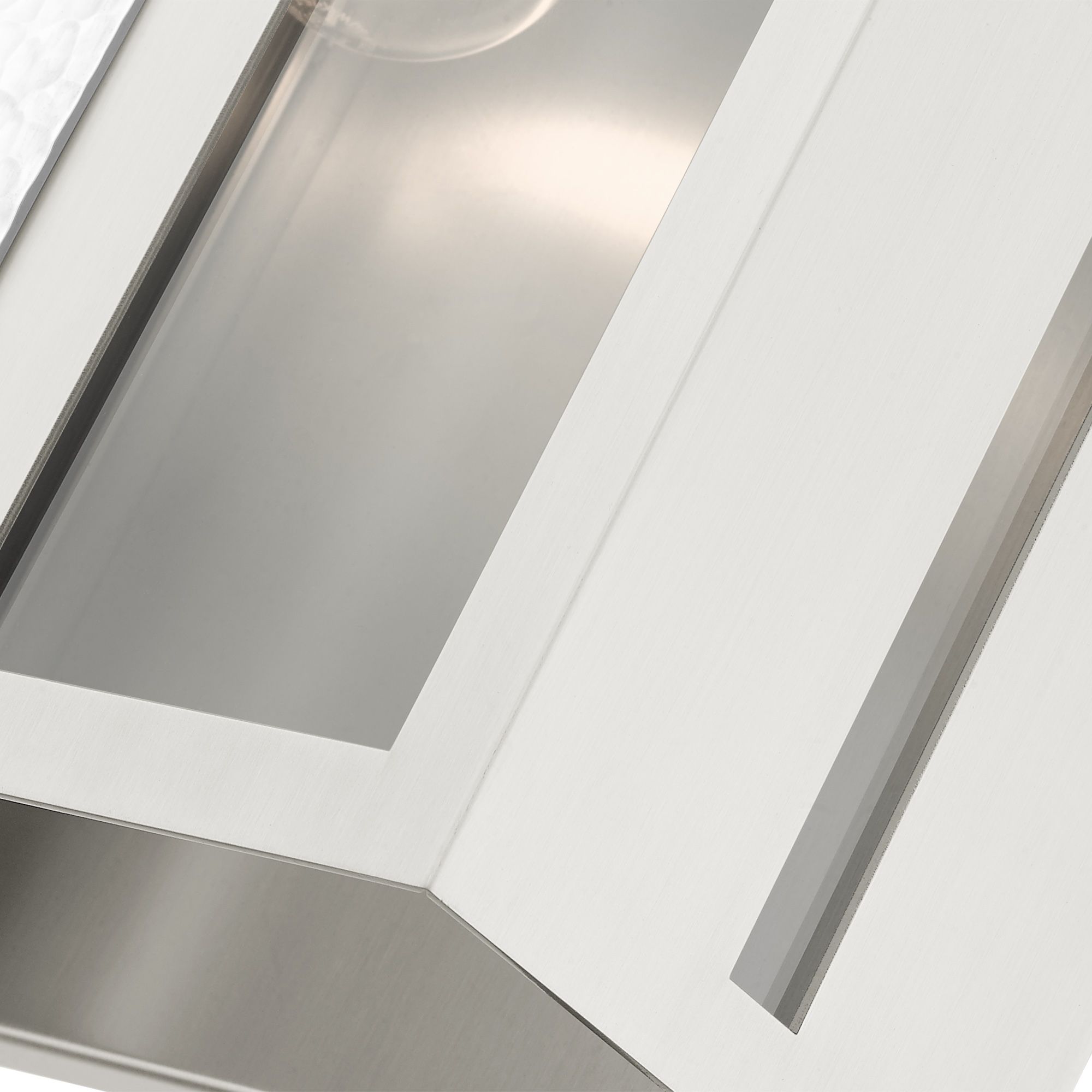 Lafayette 1 Light Brushed Nickel Outdoor Wall Lantern