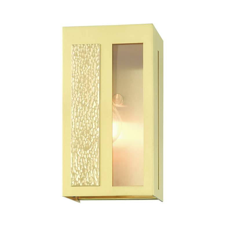 Image 5 Lafayette 1 Light Satin Brass Outdoor ADA Wall Lantern more views