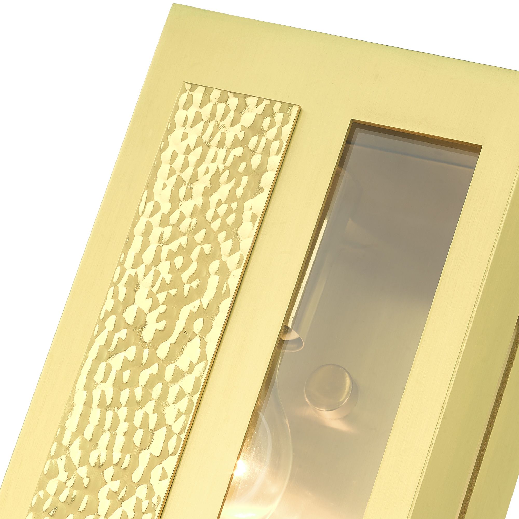 Lafayette 1 Light Satin Brass Outdoor ADA Wall Lantern