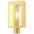 Lafayette 1 Light Satin Brass Outdoor Post Top Lantern
