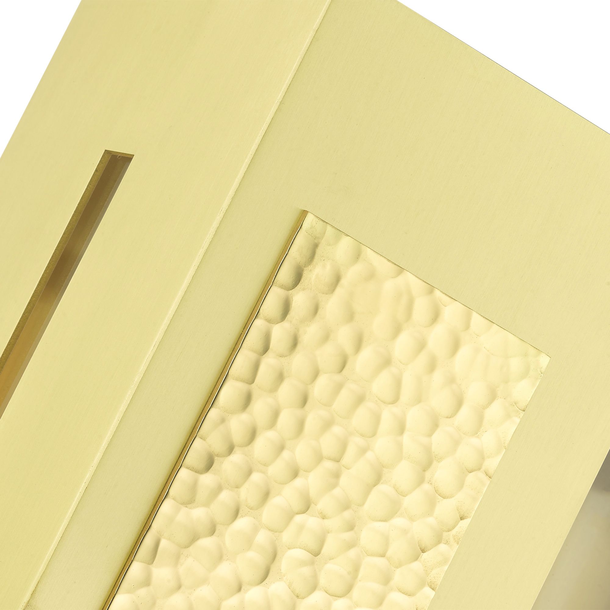 Lafayette 1 Light Satin Brass Outdoor Wall Lantern