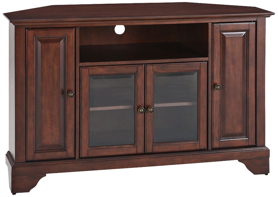 Mahogany corner discount tv unit