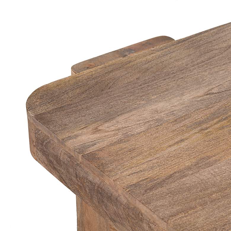 Image 5 Lafayette 48" Wide Natural Wood Rectangular Coffee Table more views