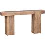 1_Lafayette 60" Wide Stained Wood Rectangular Console Table