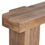 3_Lafayette 60" Wide Stained Wood Rectangular Console Table more views