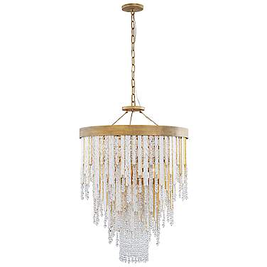 Lafayette 7-Lt Chandelier - Havana Gold